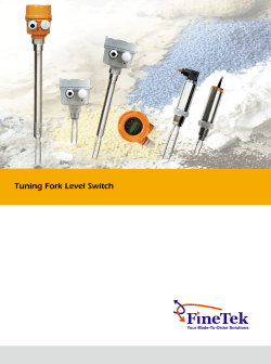 SC Tuning Fork Level Switch_B0-0804