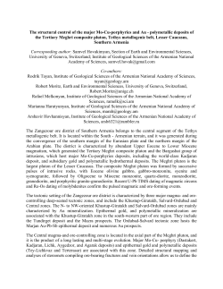 The structural control of the major Mo-Cu