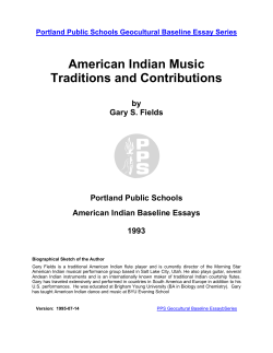 American Indian Music