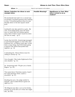 Idioms in And Then There Were None