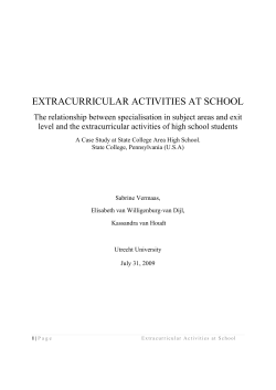 extracurricular activities at school