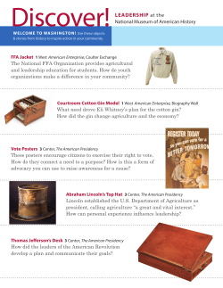 LEADERSHIP at the National Museum of American History