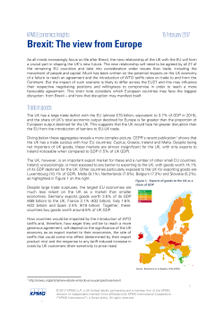 Brexit: The view from Europe