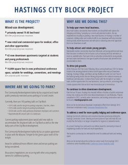 hastings city block project - Hastings Economic Development