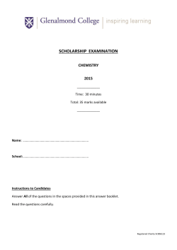 Chemistry - Glenalmond College