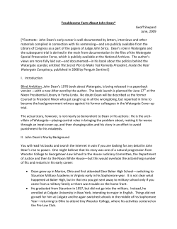 Essay on John Dean