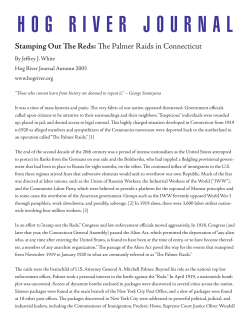 Stamping Out The Reds - Connecticut Explored