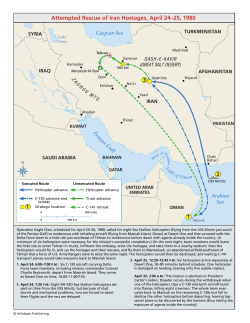 Attempted Rescue of Iran Hostages, April 24–25, 1980