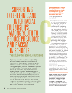 supporting interethnic and interracial friendships among youth to
