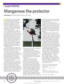Manganese the protector