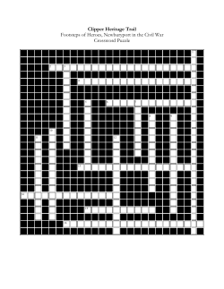 Clipper Heritage Trail Footsteps of Heroes, Newburyport in the Civil