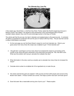 The Ultimate Key Lime Pie