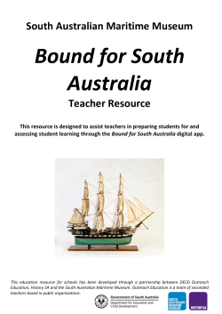 Bound for South Australia