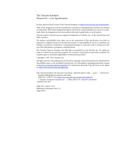 The Unicode Standard, Version 8.0