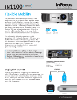 InFocus IN1100 Series Datasheet
