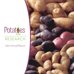 2016 Potatoes USA Research Annual Report