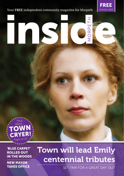 Town will lead Emily centennial tributes