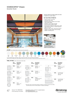 SoundScapeS&reg; Shapes