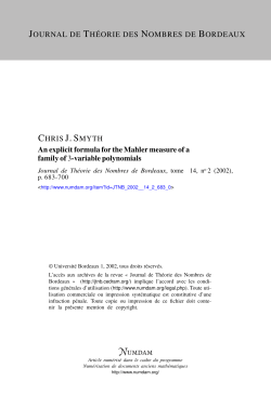 An explicit formula for the Mahler measure of a family of 3