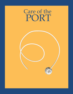 Implanted Port - University of Michigan Home Care Services
