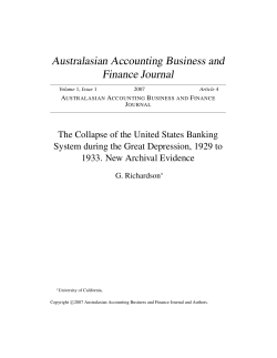 The Collapse of the United States Banking System during the Great