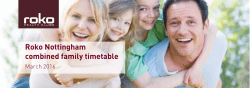 Roko Nottingham combined family timetable