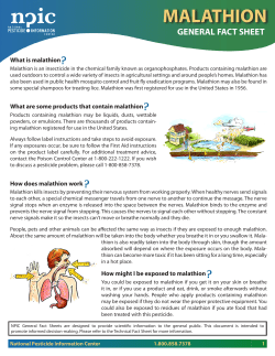 malathion - National Pesticide Information Center