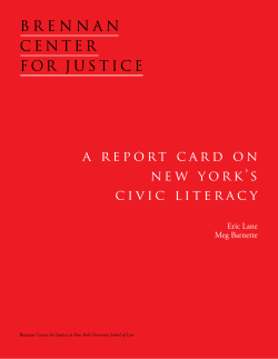 the Report  - Brennan Center for Justice