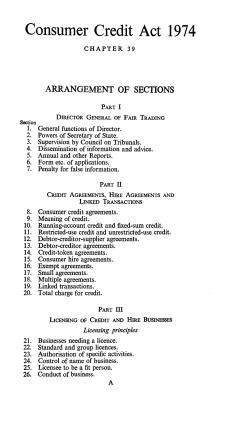 Consumer Credit Act 1974