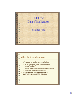 CSCI 552 Data Visualization