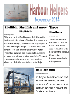 Help Me Out! Shellfish, Shellfish and more Shellfish! Three Brothers