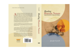 Reading Human Nature - sikkim university library