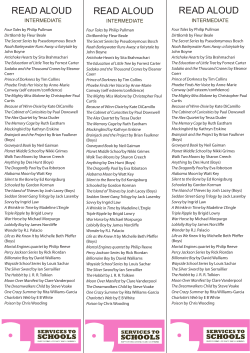 Intermediate read-alouds