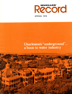 Charleston`s "underground", a boon to water industry