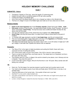 HOLIDAY MEMORY CHALLENGE