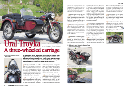 Ural Troyka - Ural Motorcycles Europe