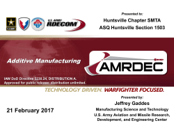 Additive Manufacturing