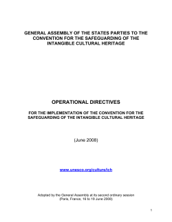 Operational Directives