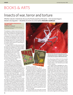 Insects of war, terror and torture