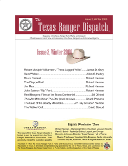 Robert McAlpin Williamson - Texas Ranger Hall of Fame and Museum