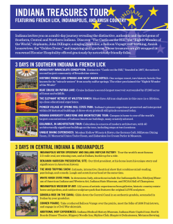 indiana treasures tour - Visit French Lick West Baden