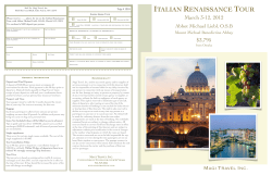 Italian Renaissance Tour-Liebl