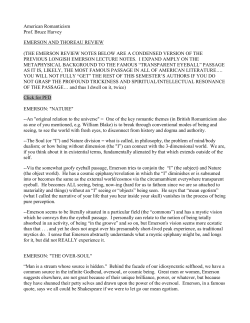 American Romanticism - FIU Faculty Websites