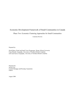 CMHC - Characteristics