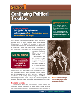 Continuing Political Troubles Continuing Political Troubles