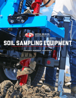 our Soil Sampling Literature