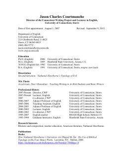 Jason Courtmanche - Department of English