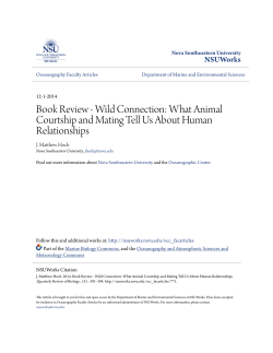 Book Review - Wild Connection: What Animal Courtship and Mating