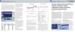 On-line measurement of silicone release coating on paper