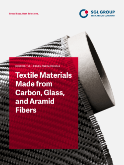 Textile Materials Made from Carbon, Glass, and Aramid